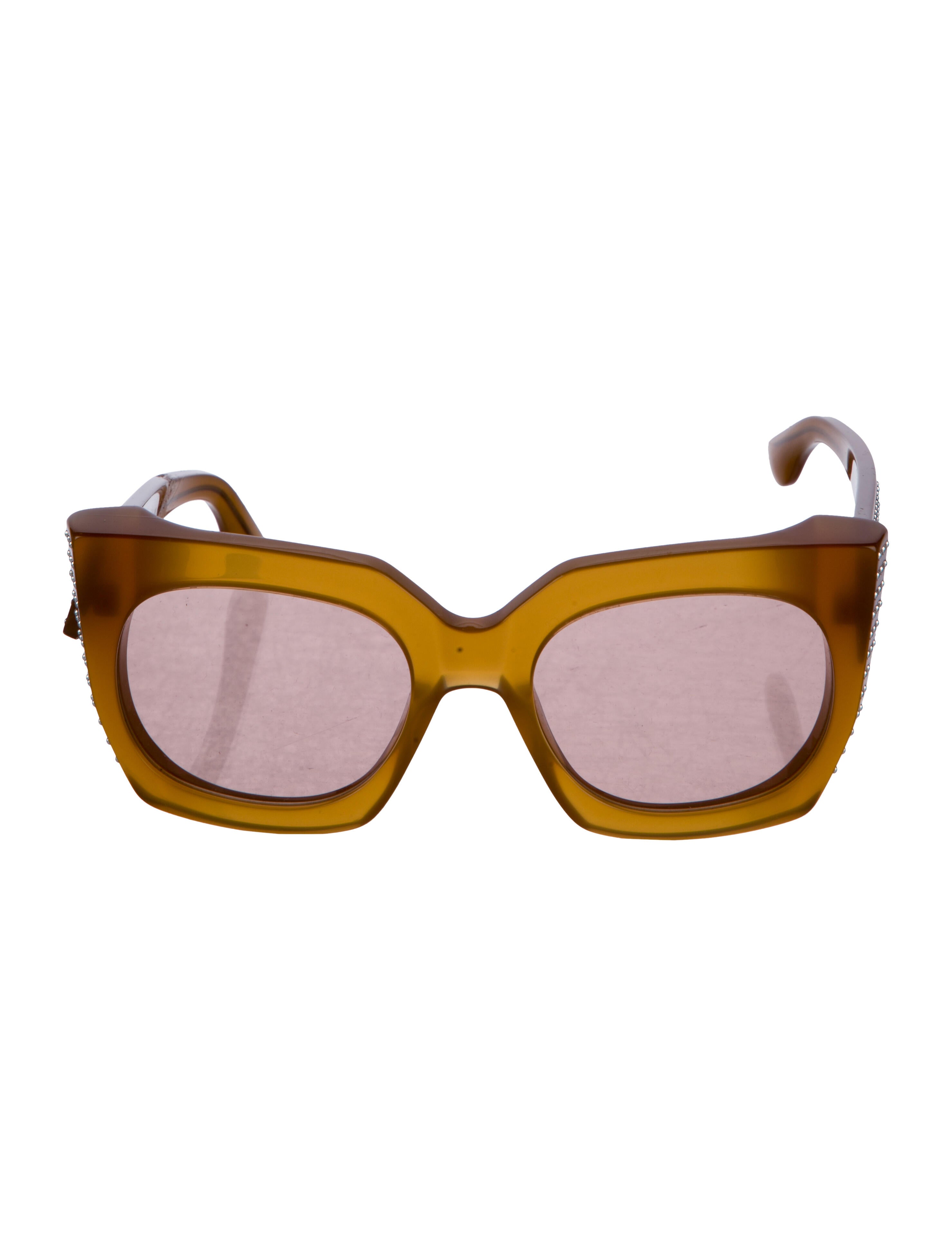 Alaïa Square Tinted Sunglasses