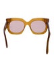 Alaïa Square Tinted Sunglasses