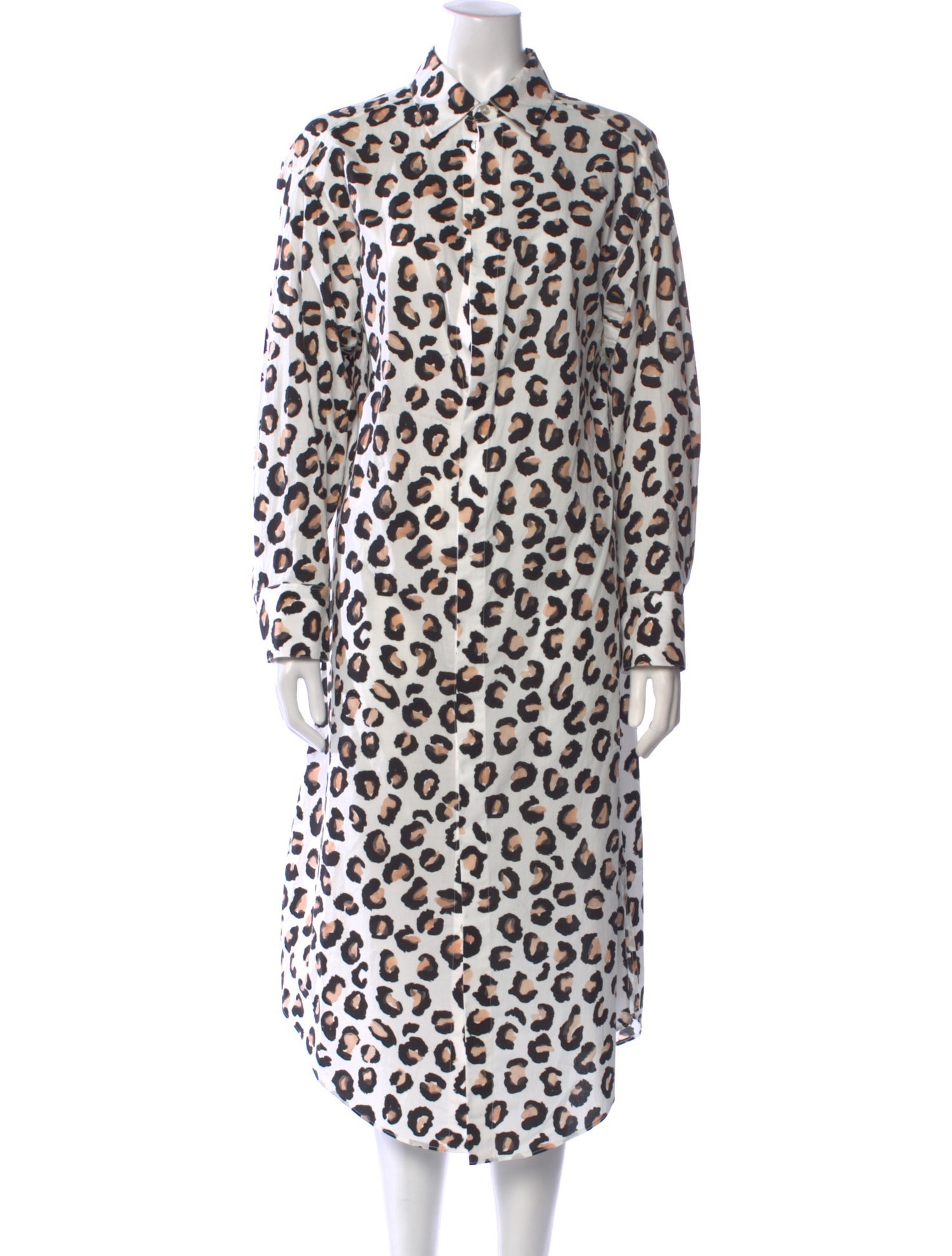Alaïa Animal Print Long Dress