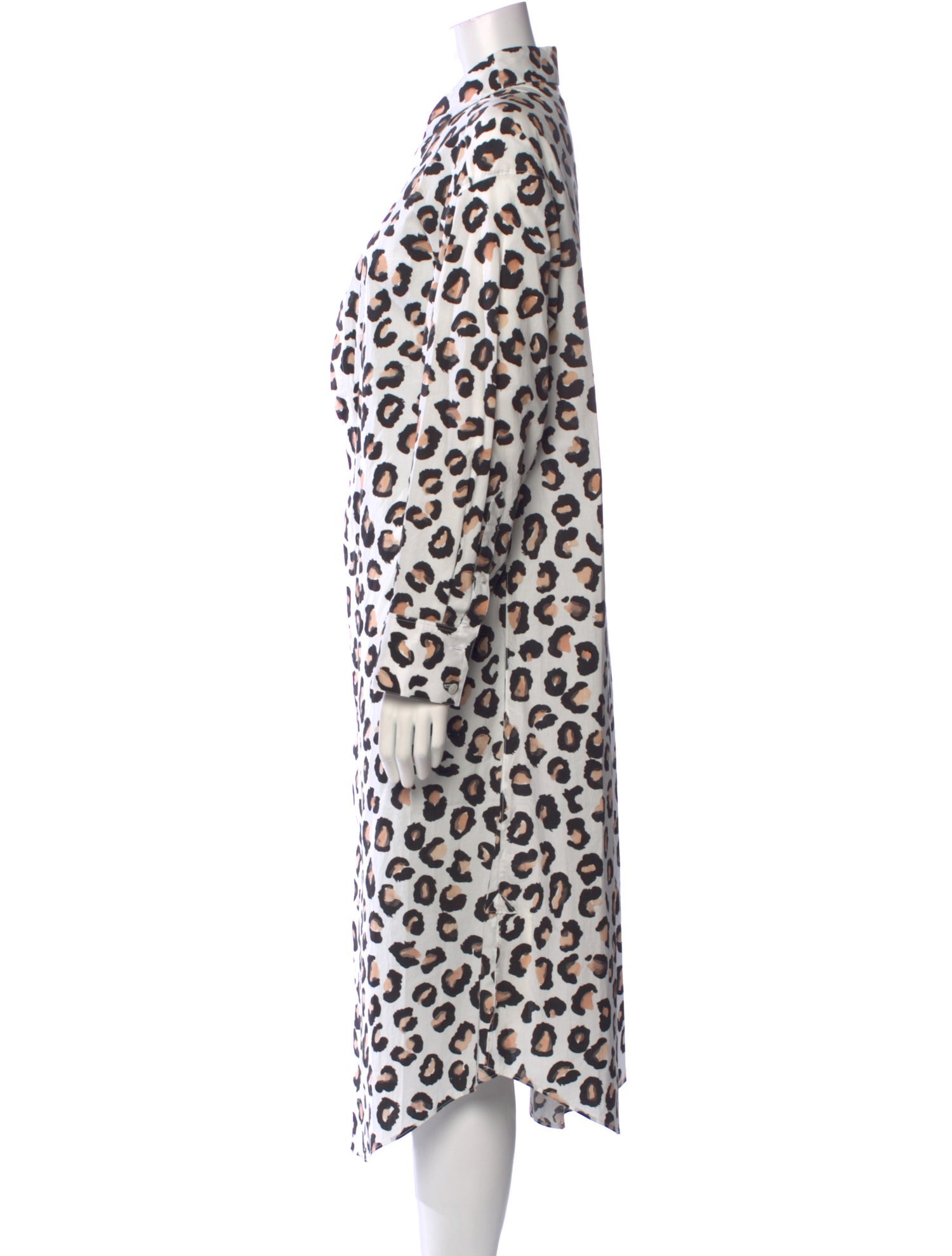 Alaïa Animal Print Long Dress