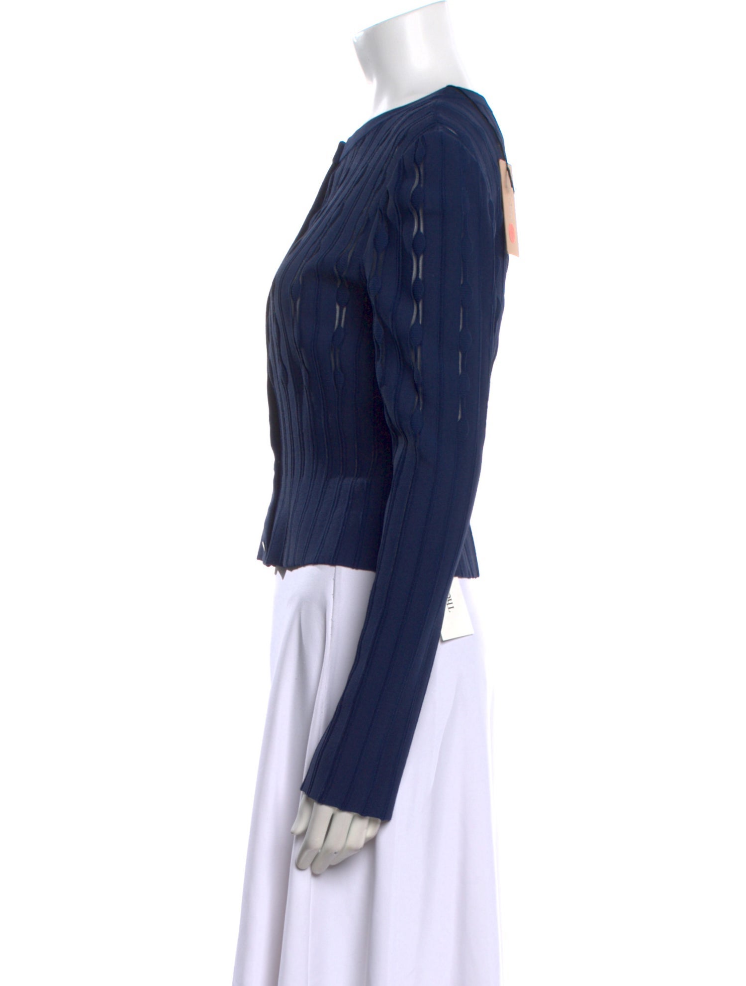 Alaïa Crew Neck Long Sleeve Top w/ Tags