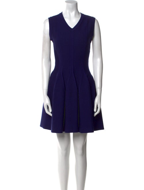 Alaïa V-Neck Mini Dress