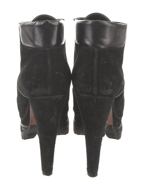 Alaïa Suede Lace-Up Boots