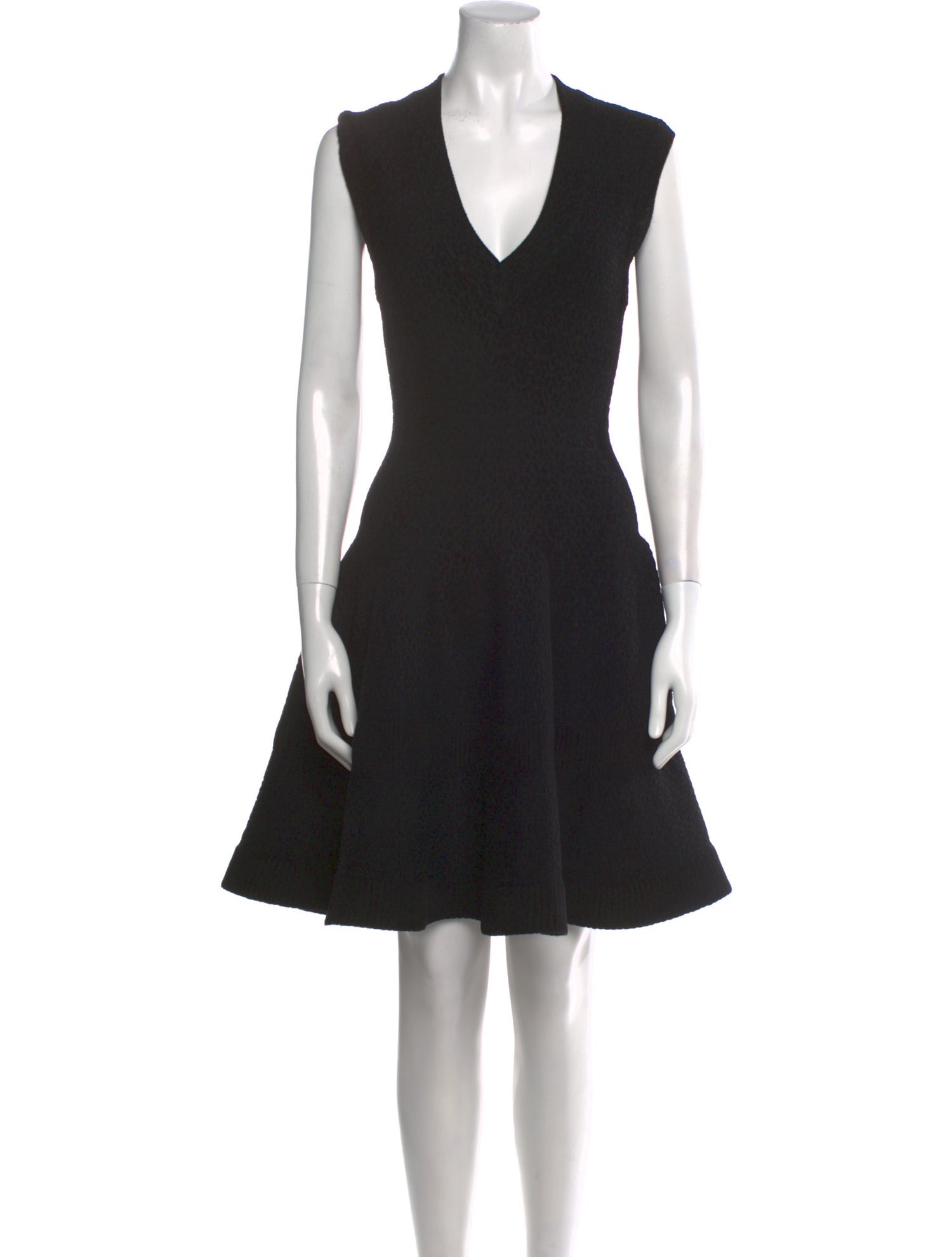 Alaïa V-Neck Mini Dress