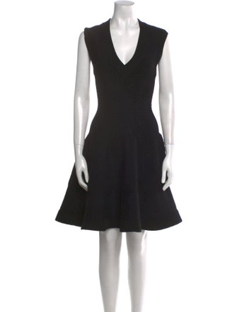 Alaïa V-Neck Mini Dress