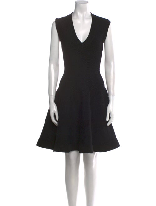 Alaïa V-Neck Mini Dress