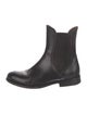 Alaïa Leather Scalloped Accent Chelsea Boots