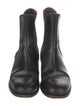 Alaïa Leather Scalloped Accent Chelsea Boots