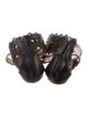 Alaïa Leather Lasercut Accents Gladiator Sandals