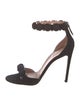 Alaïa Suede Studded Accents Sandals