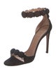 Alaïa Suede Studded Accents Sandals