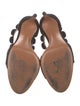 Alaïa Suede Studded Accents Sandals
