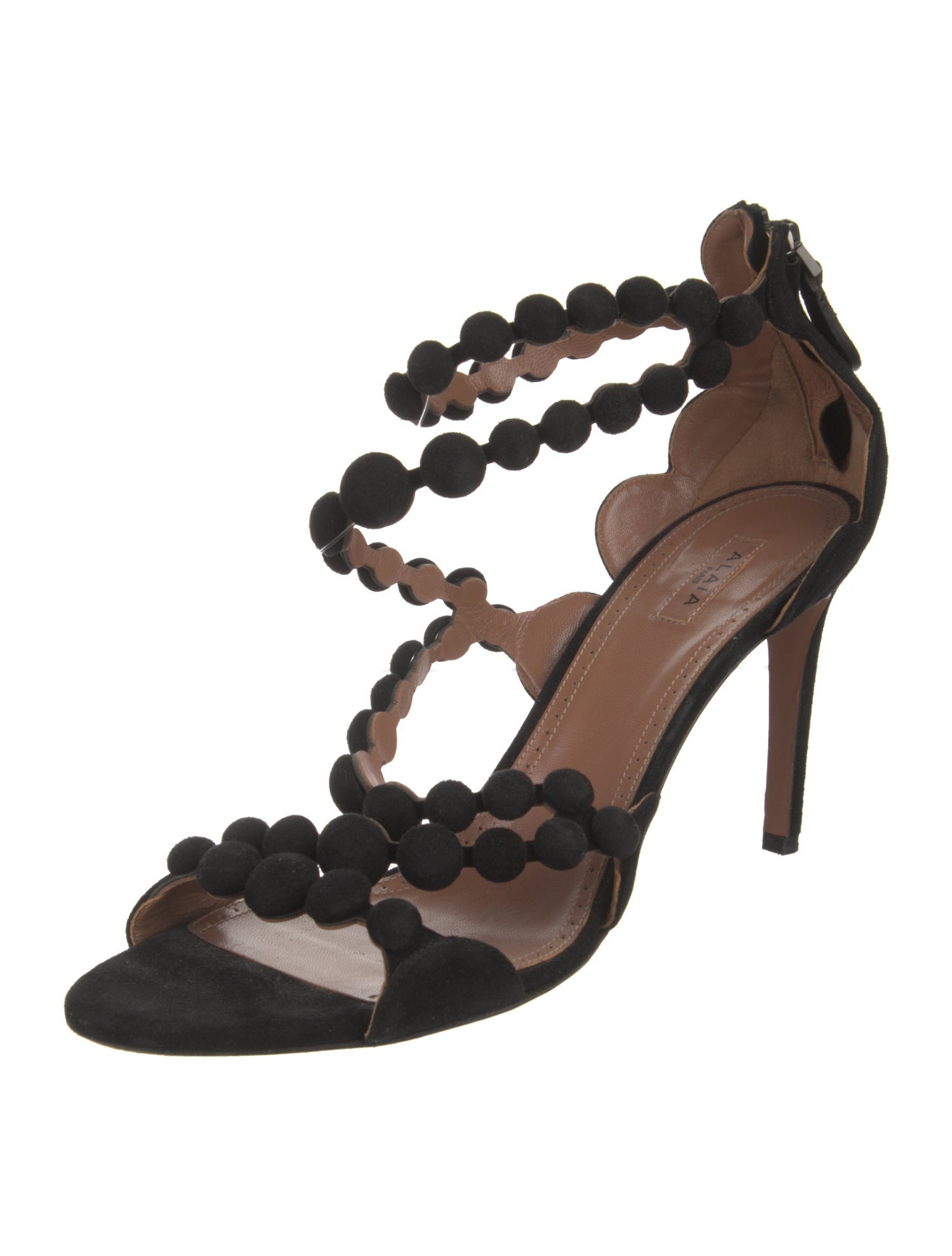 Alaïa Suede Sandals