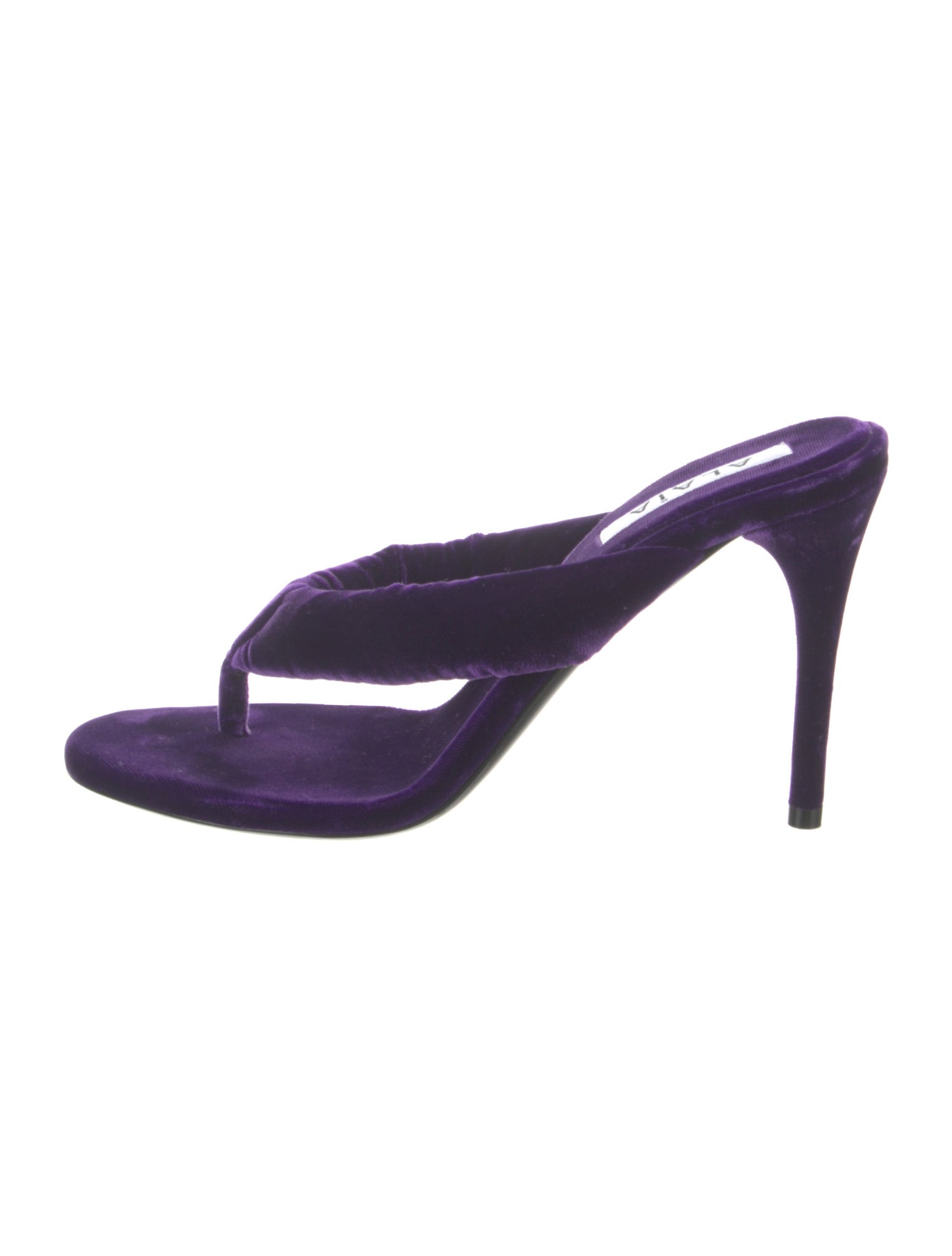 Alaïa Velvet Slides