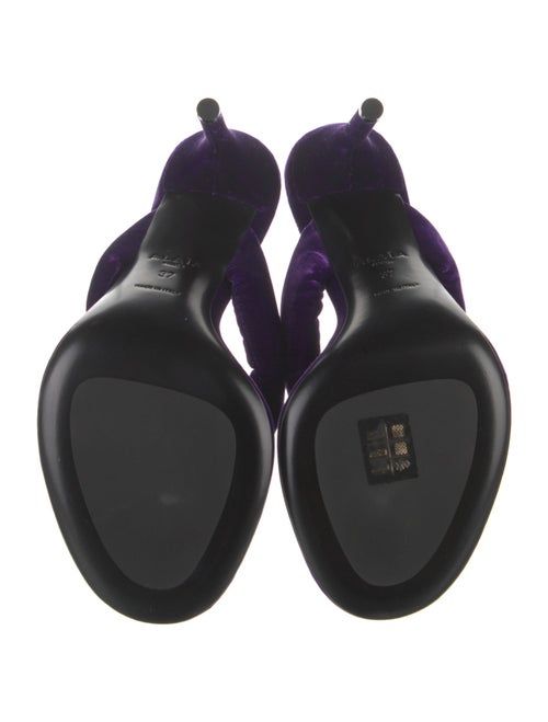 Alaïa Velvet Slides