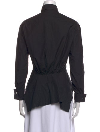 Alaïa Long Sleeve Button-Up Top