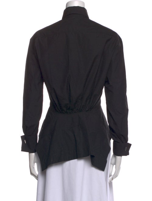 Alaïa Long Sleeve Button-Up Top
