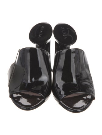 Alaïa Patent Leather Slides