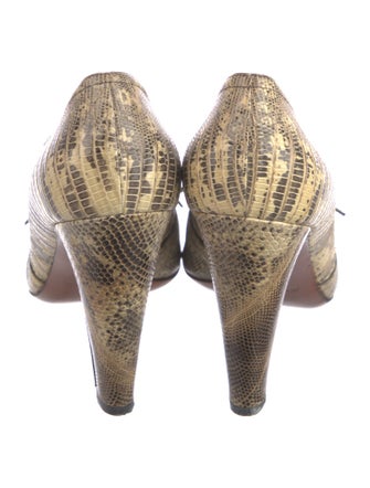 Alaïa Lizard Animal Print Pumps