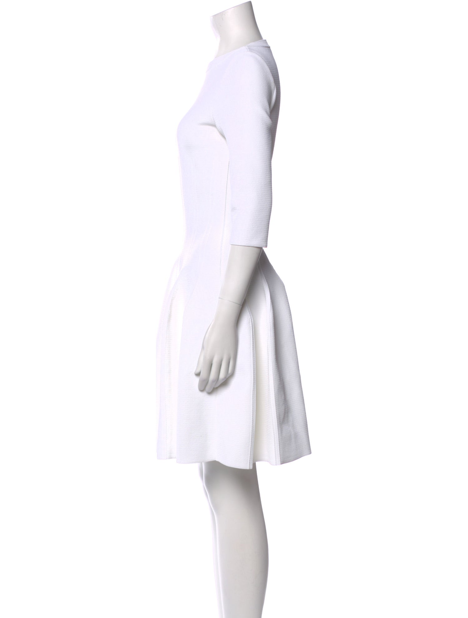 Alaïa Bateau Neckline Mini Dress