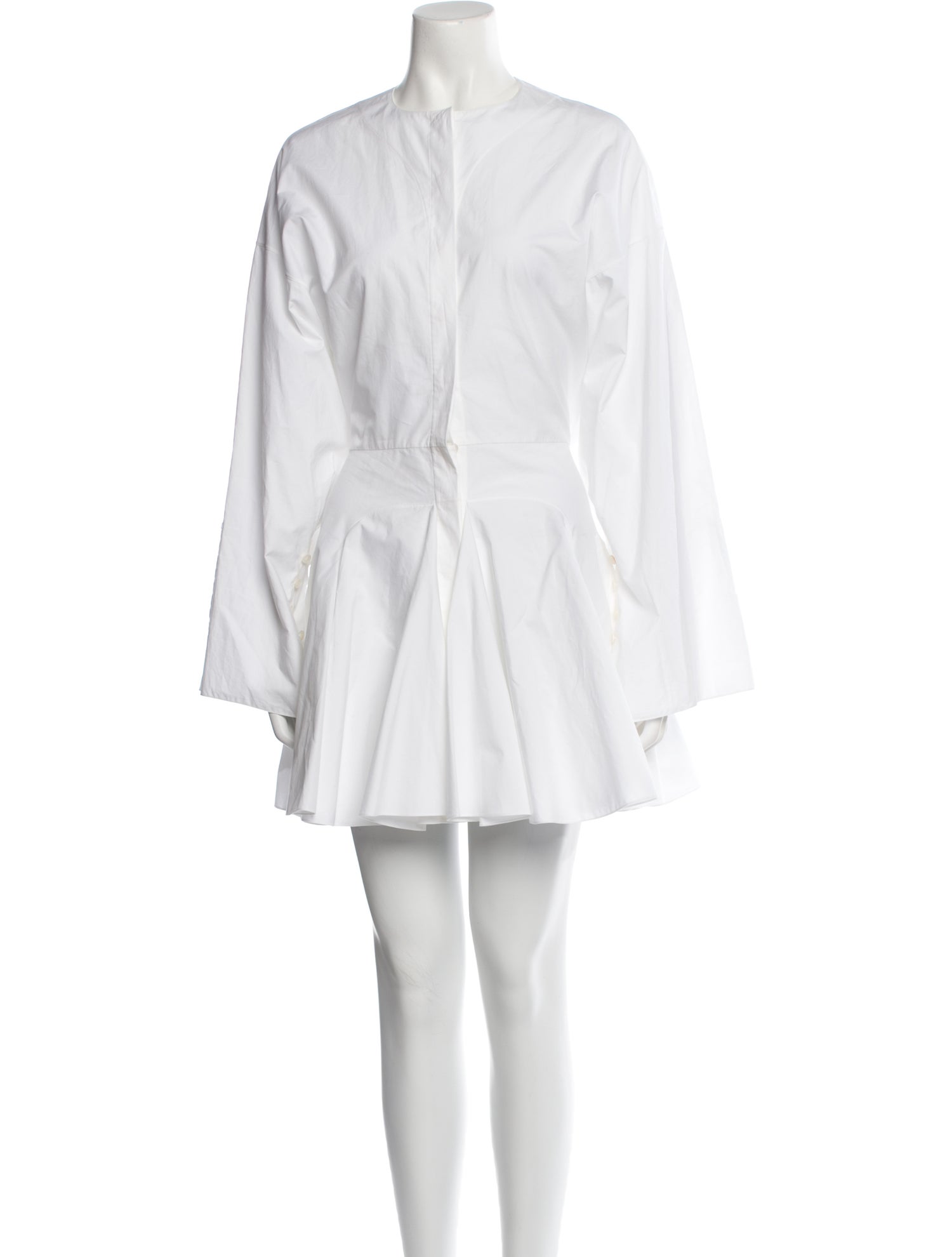 Alaïa Crew Neck Mini Dress