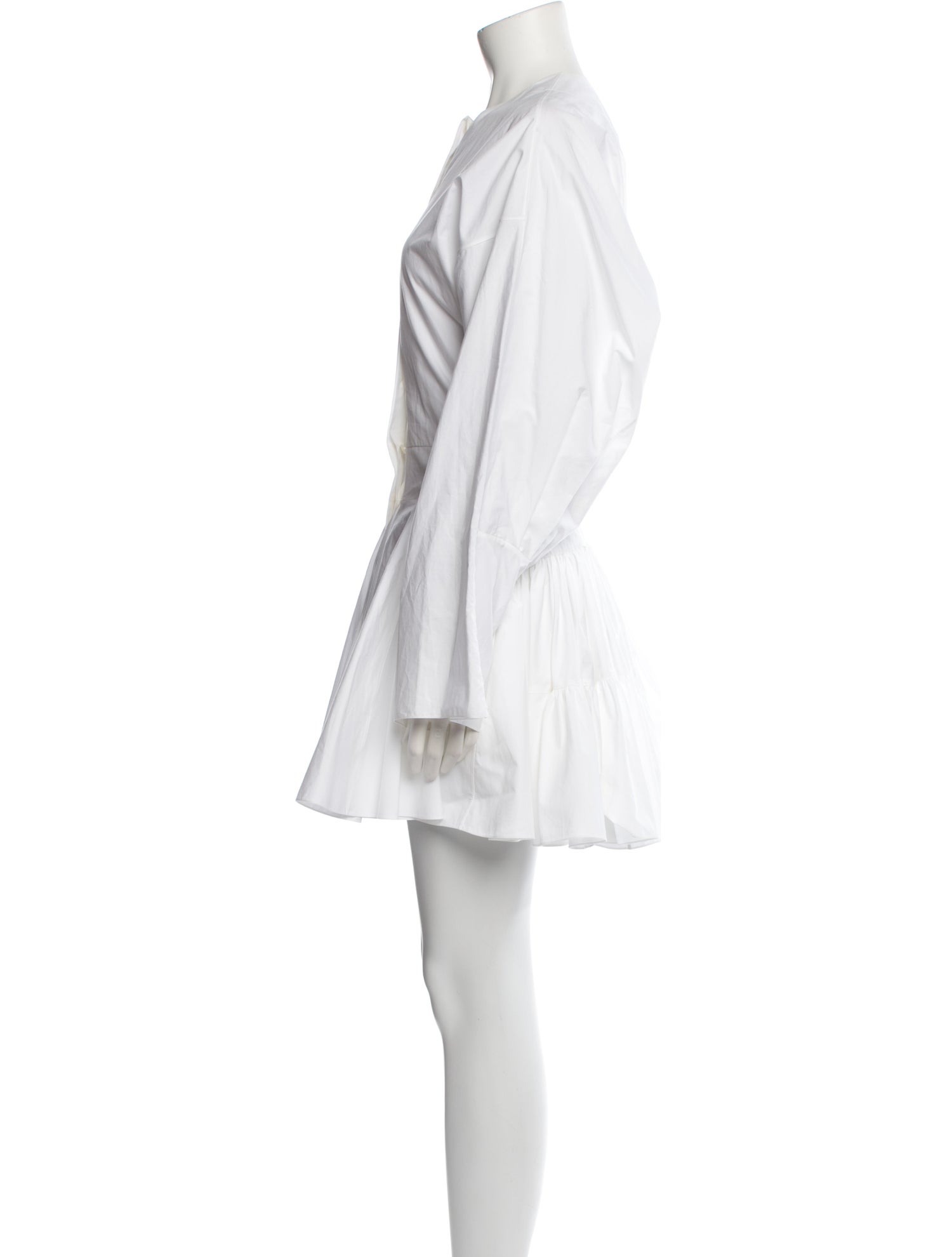 Alaïa Crew Neck Mini Dress