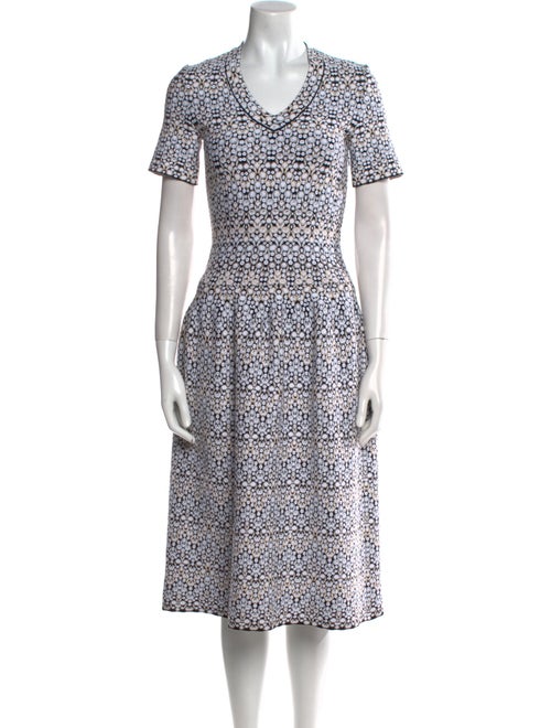 Alaïa Printed Midi Length Dress