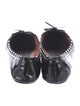 Alaïa Patent Leather Bow Accents Ballet Flats
