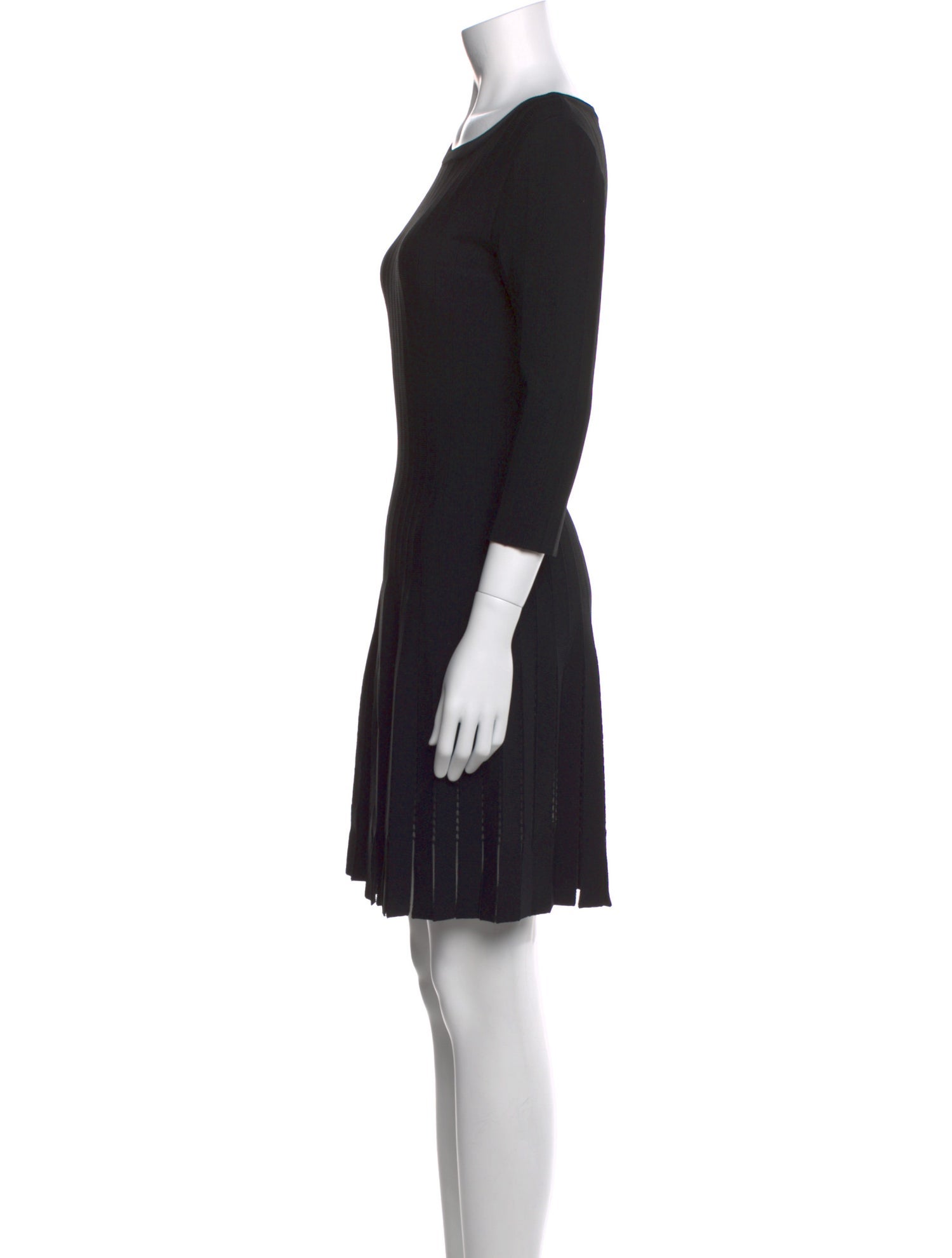 Alaïa Bateau Neckline Mini Dress