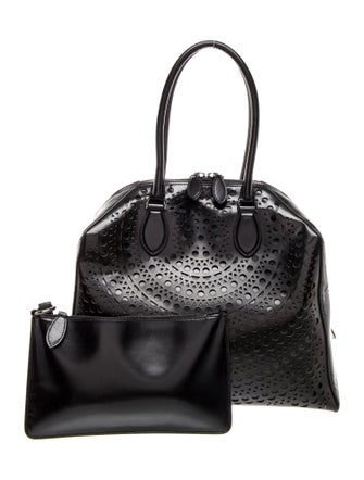 Alaïa Leather Top Handle Bag