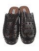 Alaïa Leather Lasercut Accents Slides