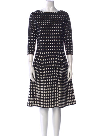 Alaïa Printed Knee-Length Dress