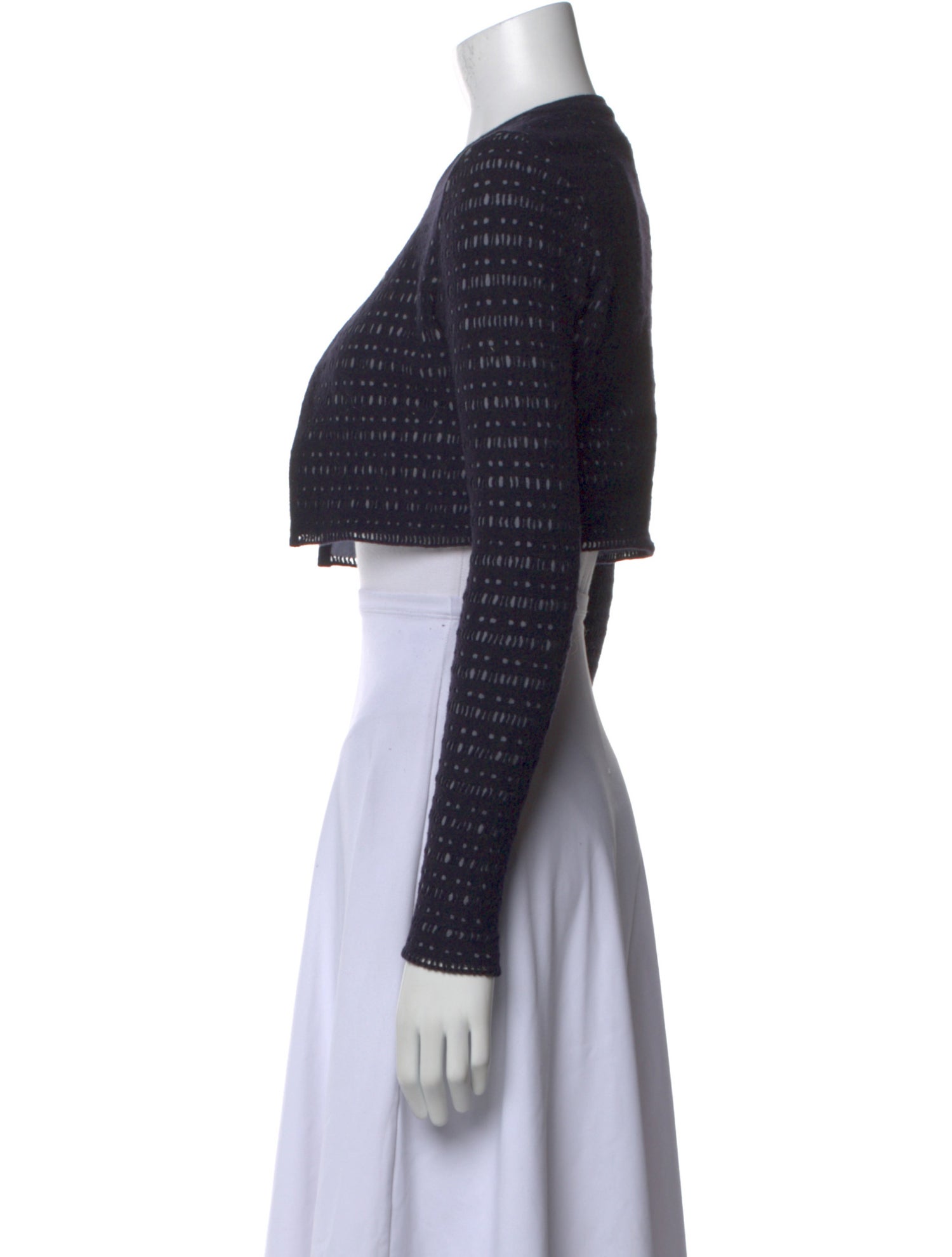 Alaïa Virgin Wool Crew Neck Sweater