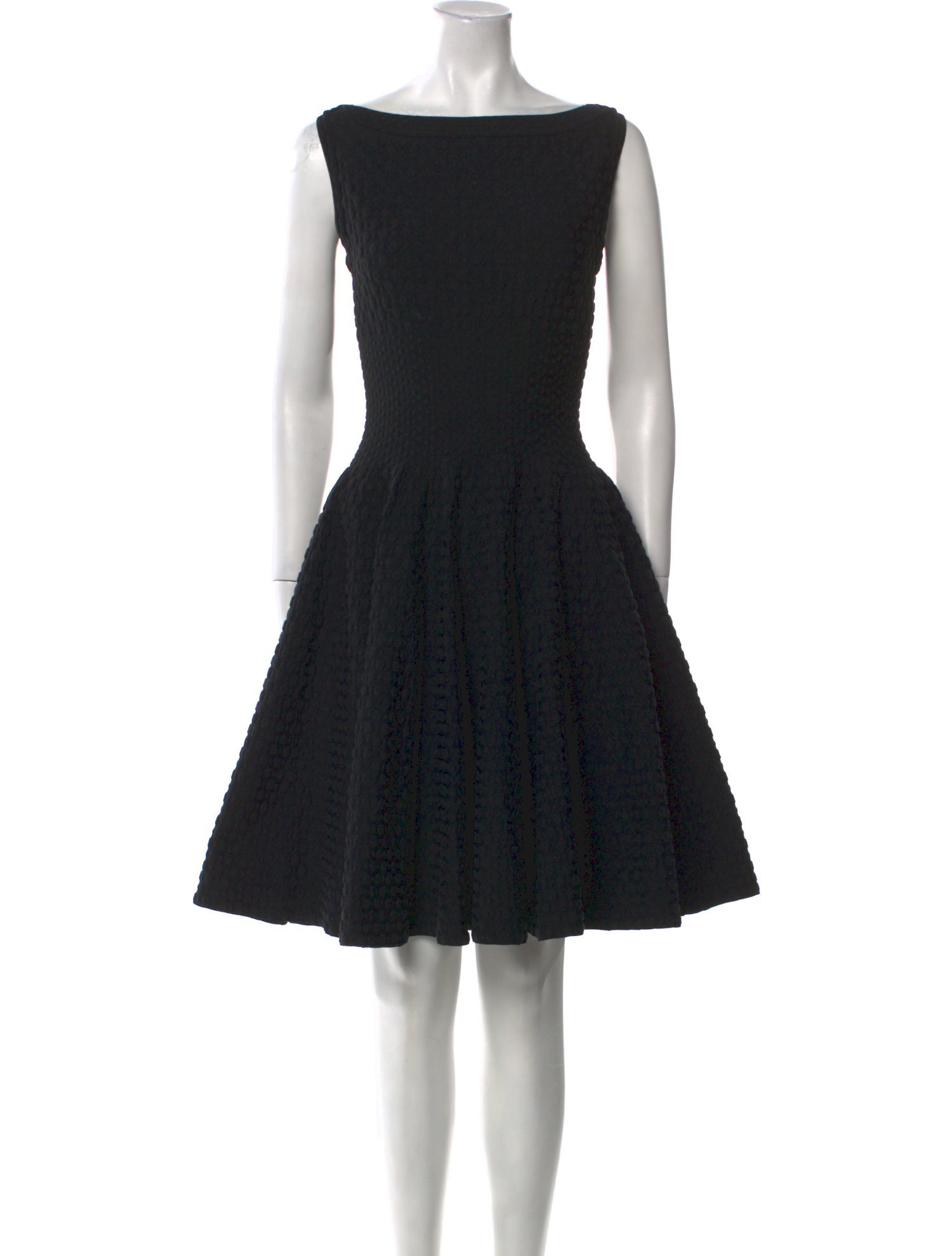 Alaïa Bateau Neckline Knee-Length Dress