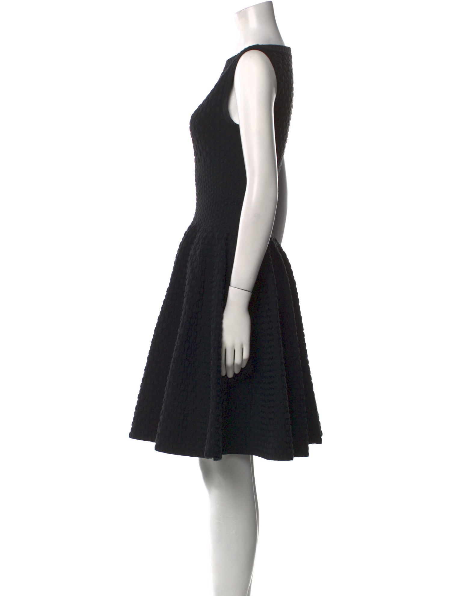 Alaïa Bateau Neckline Knee-Length Dress