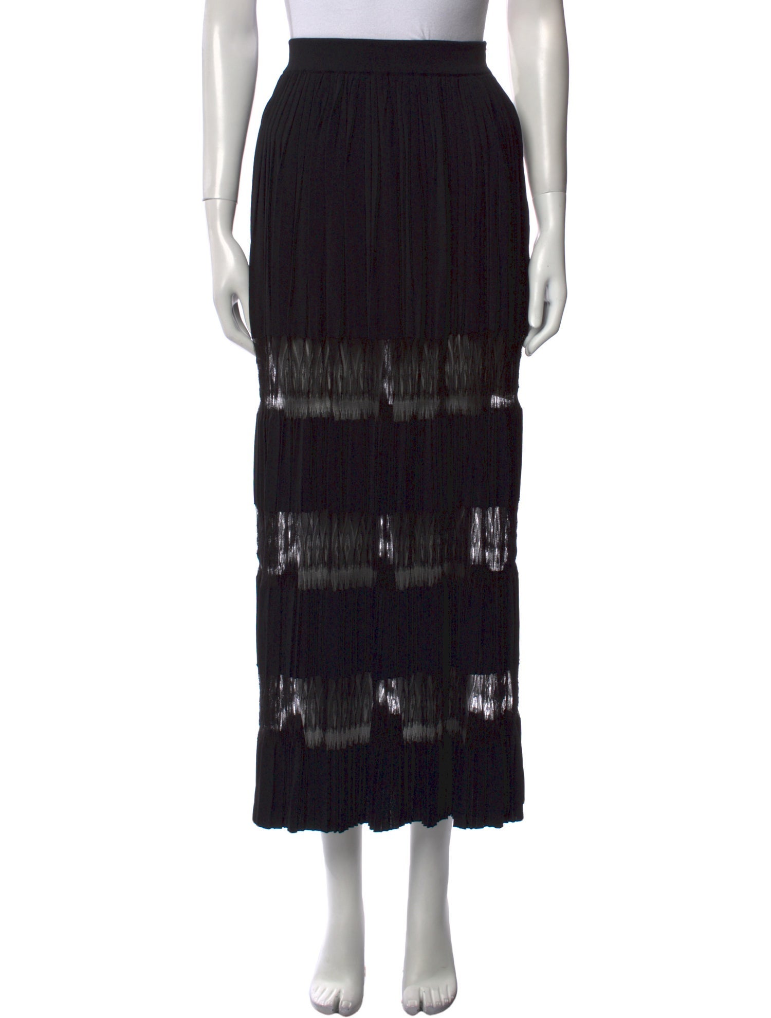 Alaïa Printed Midi Length Skirt