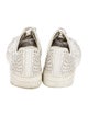 Alaïa Leather Lasercut Accents Sneakers