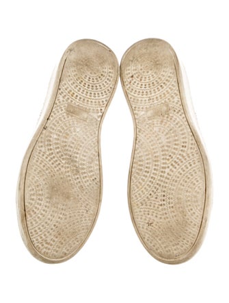 Alaïa Leather Lasercut Accents Sneakers