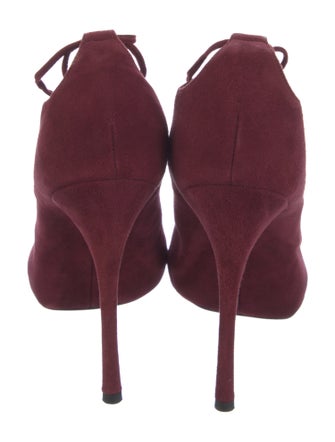 Alaïa Suede T-Strap Pumps