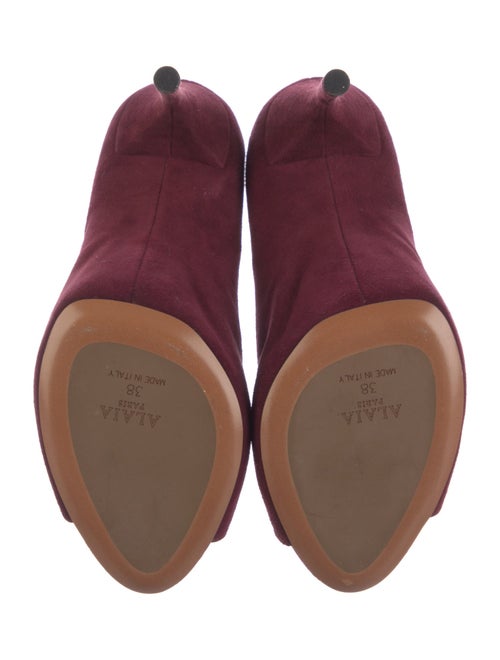 Alaïa Suede T-Strap Pumps