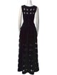 Alaïa Polka Dot Print Long Dress