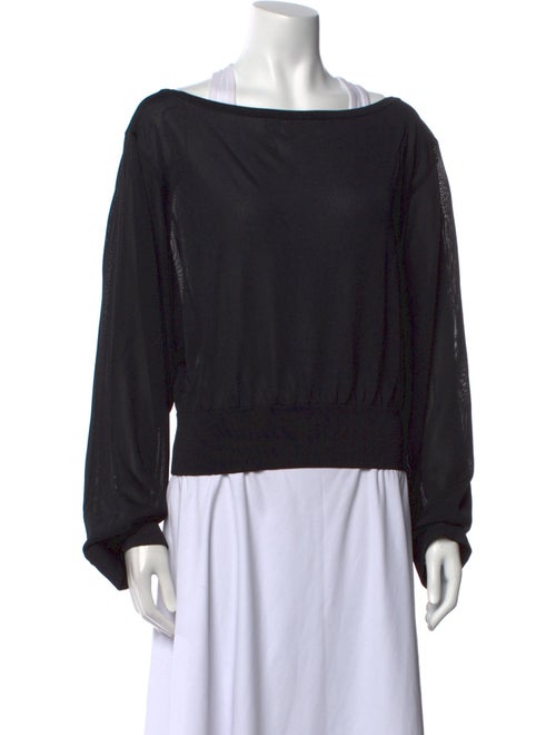 Alaïa Bateau Neckline Long Sleeve Sweatshirt