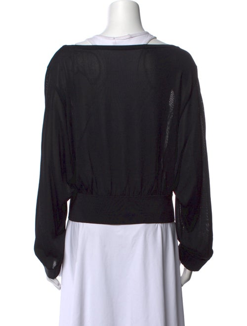 Alaïa Bateau Neckline Long Sleeve Sweatshirt