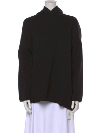 Alaïa Wool Mock Neck Sweatshirt