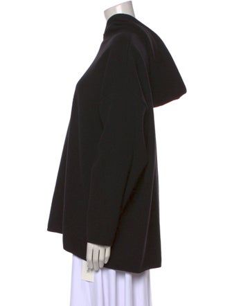 Alaïa Wool Mock Neck Sweatshirt