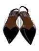 Alaïa Leather Slingback Flats