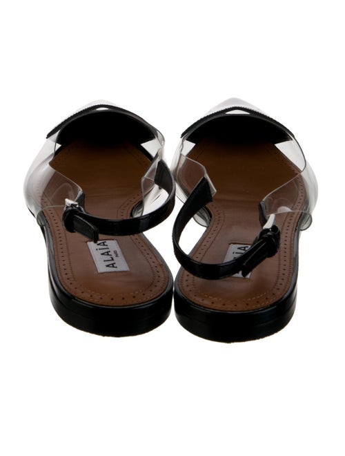 Alaïa Leather Slingback Flats