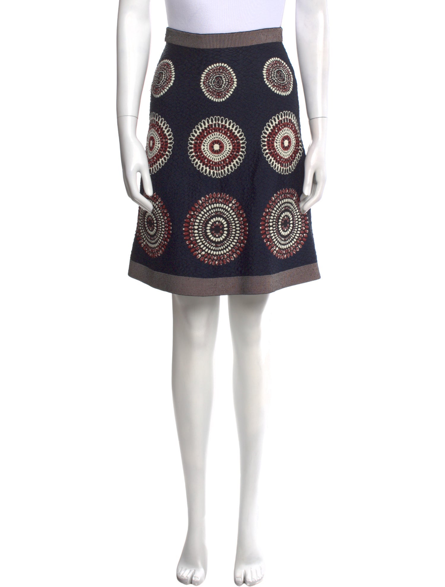Alaïa Printed Knee-Length Skirt