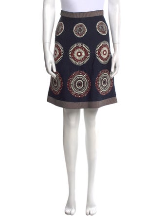 Alaïa Printed Knee-Length Skirt