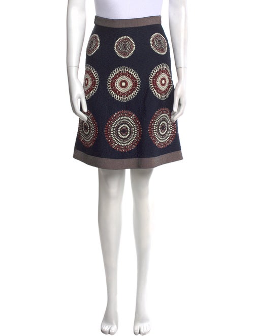 Alaïa Printed Knee-Length Skirt